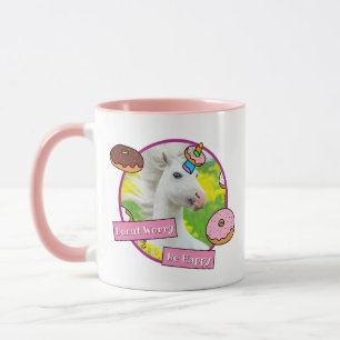 Taza Unicornio con donuts