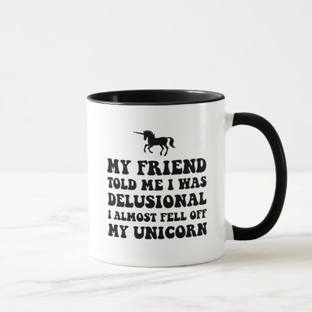 Taza Unicornio delusional (Derecha)