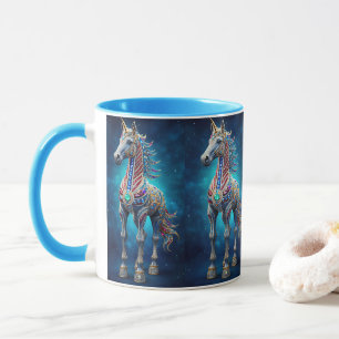 Taza Unicornio Emblemado