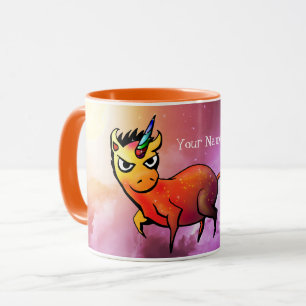 Taza Unicornio intergaláctico personalizado del