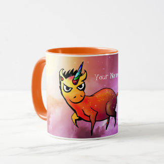 Taza Unicornio intergaláctico personalizado del