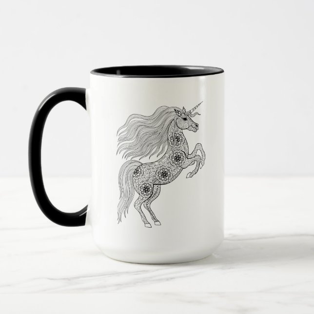 Taza Unicornio mágico inspirado (Izquierda)