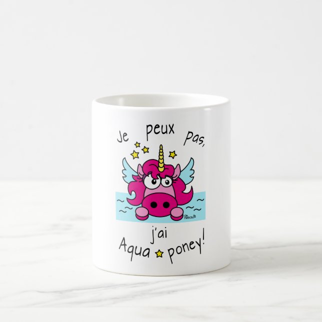 Taza Unicornio, no puedo, tengo aquaponey (Centro)