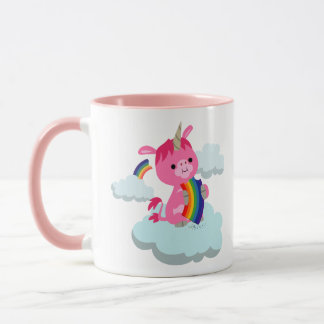 Taza Unicornio, Personalizado de consumo de arcoiris