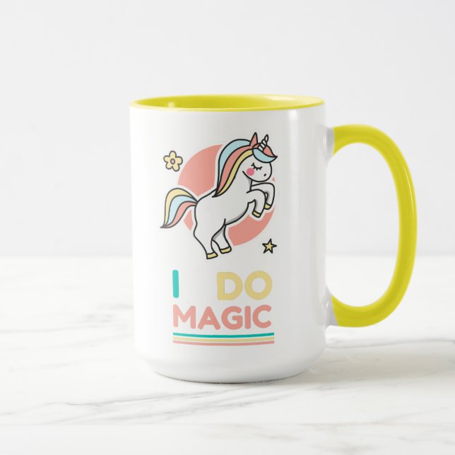 Taza Unicornio - Yo hago magia (Derecha)