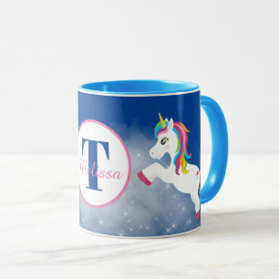 Taza Unicornios de juego agregar nombre