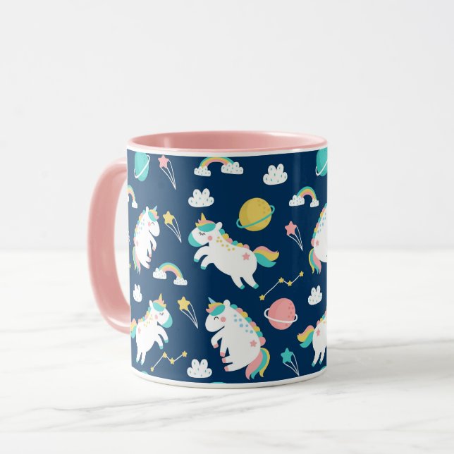 Taza Unicornios espaciales (Anverso izquierdo)