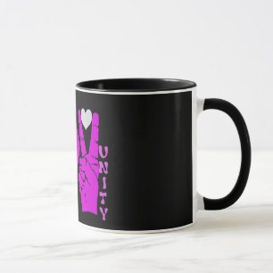 Taza Unidad, amor y paz, hermandad_