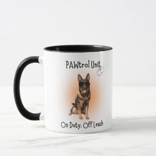 Taza Unidad divertida de trol de café K9 Mug de la poli