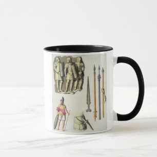 Taza Uniforme y armas de los legionarios romanos, del