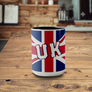 Taza Union Jack Big Text