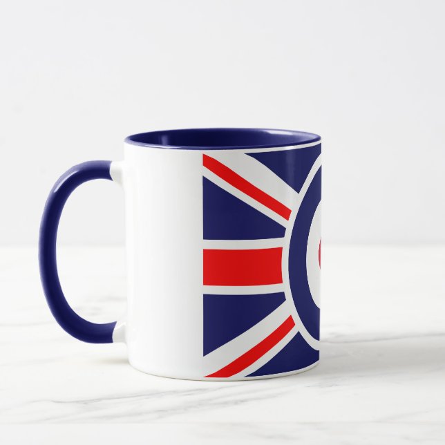 Taza Unión Jack Mods Inglaterra Objetivo (Izquierda)