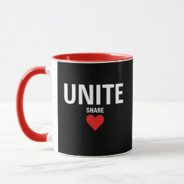Taza Unir el logo político Democracia Dos