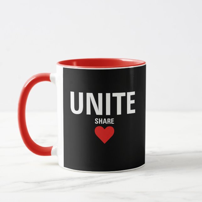 Taza Unir el logo político Democracia Dos (Izquierda)
