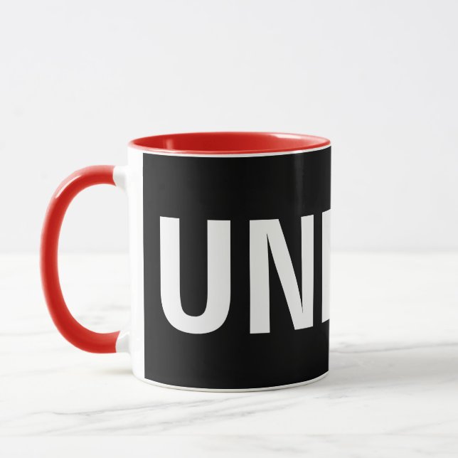 Taza Unir la democracia política (Izquierda)