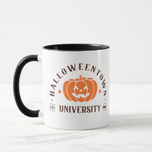Taza Universidad de Halloweentown Est 1968 Blanca Hallo