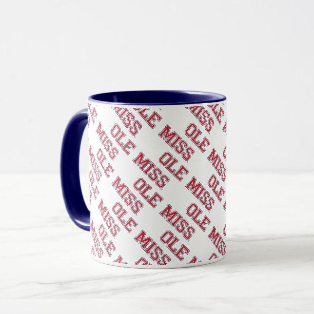 Taza Universidad de Misisipi | Ole Miss Wordmark (Anverso izquierdo)