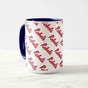 Taza Universidad de Misisipi Script Rebels