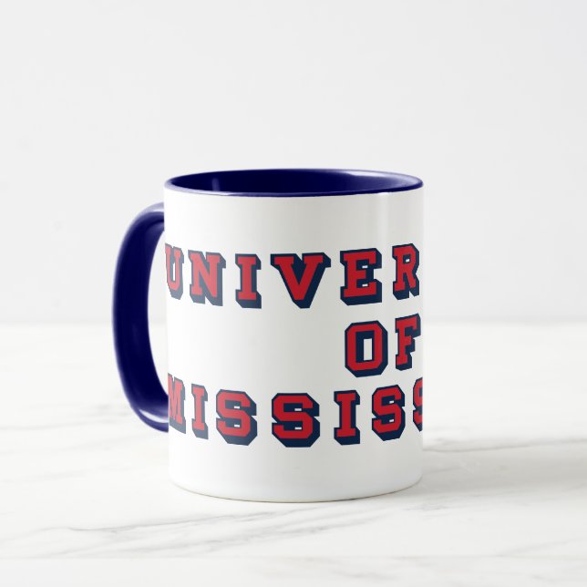 Taza Universidad de Misisipi | Tipo de bloque (Anverso izquierdo)