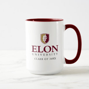 Taza Universidad Elon   Clase de 2OXX