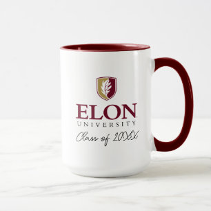 Taza Universidad Elon   Clase de 2OXX