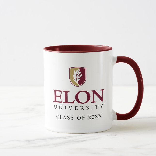 Taza Universidad Elon | Clase de 2OXX (Derecha)