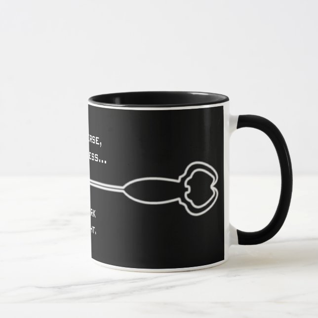 Taza Universo ligero, zona oscura (Derecha)
