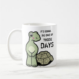 Taza Uno de la tortuga linda de esos días