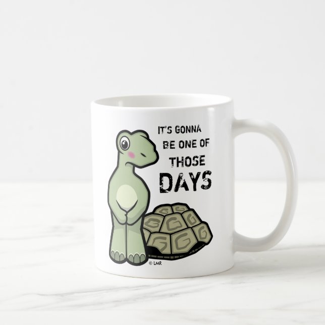 Taza Uno de la tortuga linda de esos días (Derecha)