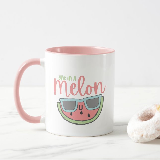 Taza Uno En Un Melón (Con donut)