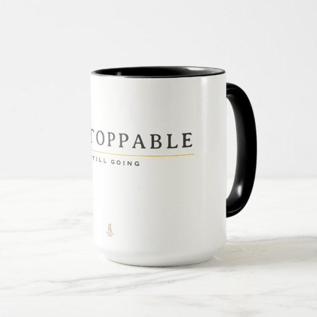 Taza UNSTOPPABLE Minimal Motivation Quote T-Shirt (Anverso derecho)