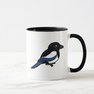 Taza Urraca del eurasiático de Birdorable