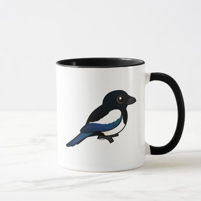 Taza Urraca del eurasiático de Birdorable (Derecha)