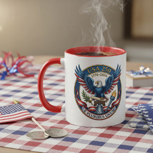 Taza USA 250 Águila personalizada