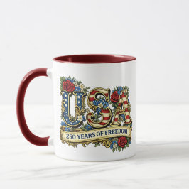 Taza USA America's 250th Anniversary