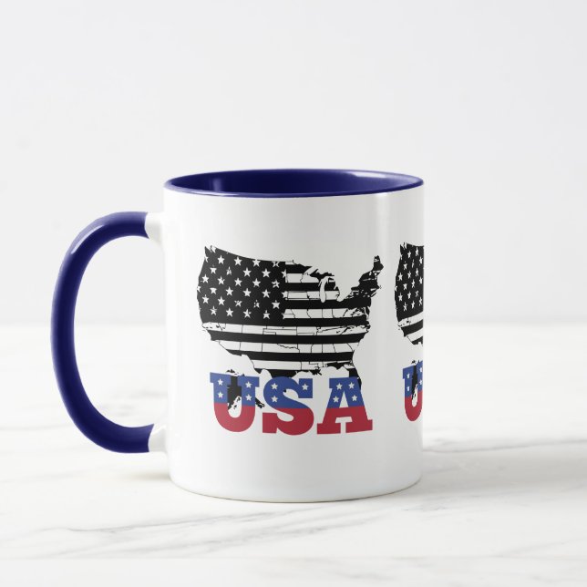 Taza "USA Map Ceramic Mug" (Izquierda)