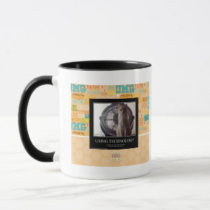 Taza Usando tecnología