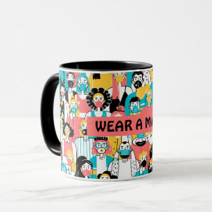 Taza Usar un tapón de máscara