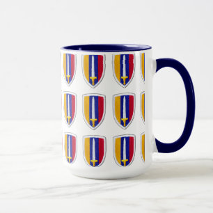 Taza usarv vietnam war patch vets mug