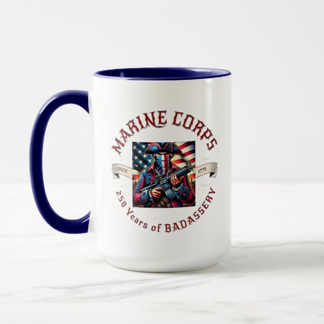 Taza USMC Badassery Mug (Izquierda)