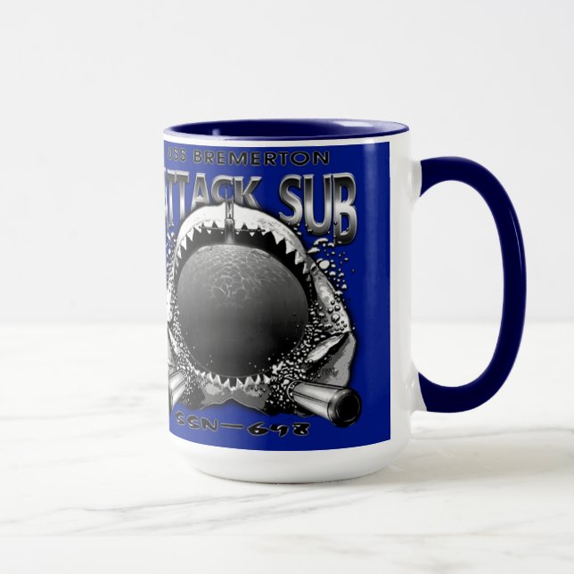 Taza USS Bremerton SSN-698 (Derecha)