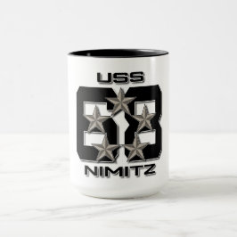 Taza USS NIMITZ 5 ESTRELLAS BLACK Mug