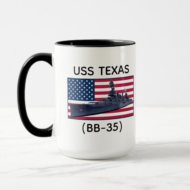 Taza USS Texas (BB-35) (Izquierda)