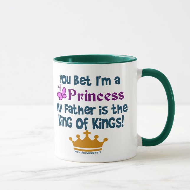 Taza Usted apostó que soy princesa (Derecha)