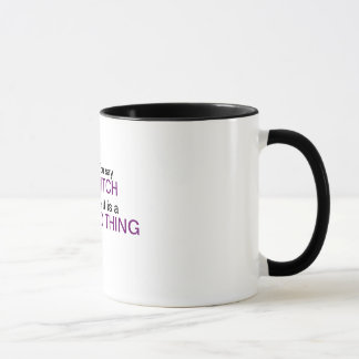 Taza Usted dice a la bruja