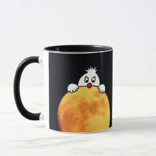 Taza Usted en the moon