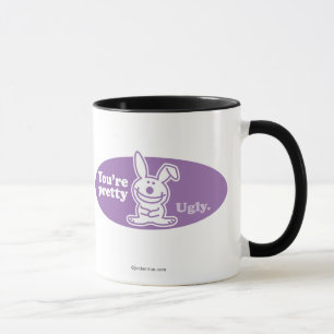 Taza Usted es bonito feo