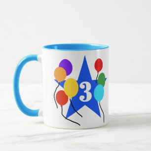Taza Usted es el 3ro cumpleaños de la estrella