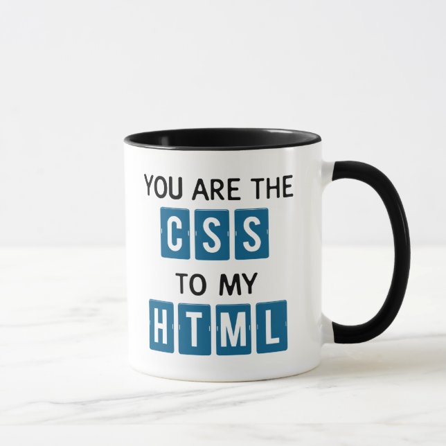 Taza Usted es el CSS a mi HTML (Derecha)