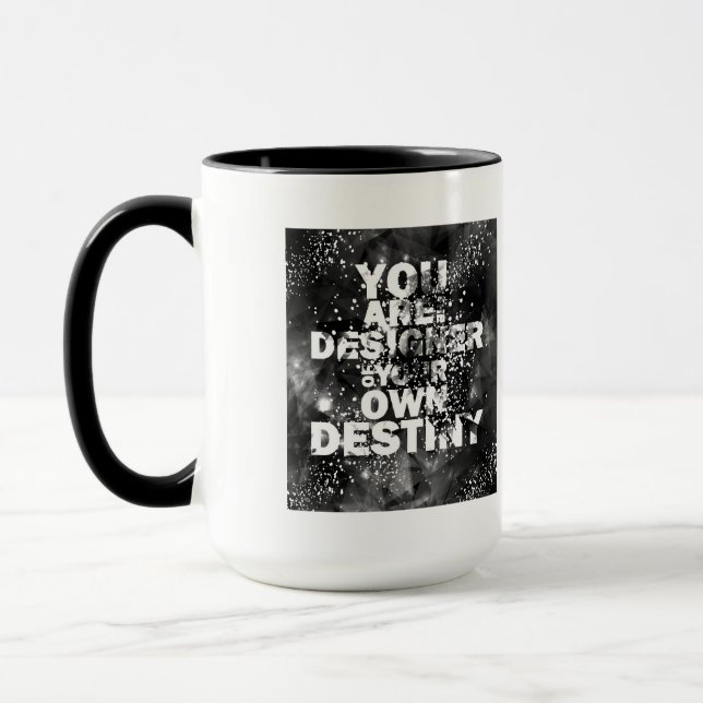 Taza Usted es el diseñador de su propio destino (Izquierda)